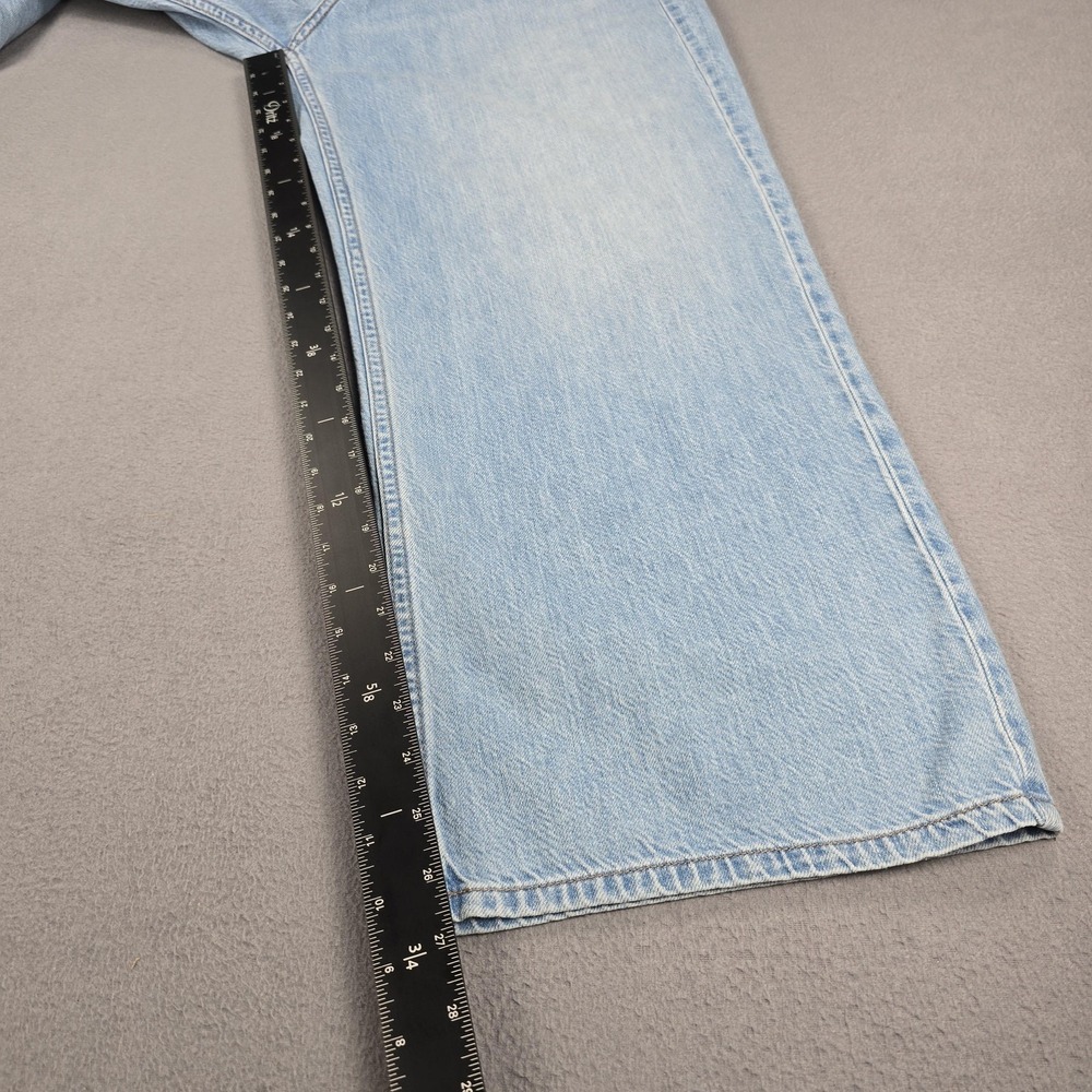 Rag & Bone Lori Mid Rise Crop Jeans Womens 30 Light Wash Wide Leg Denim Relaxed - Picture 11 of 15